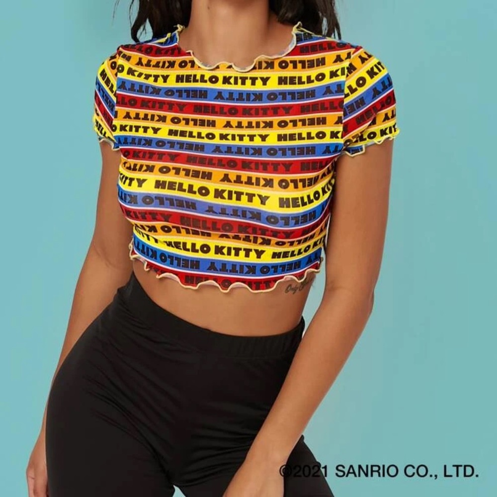 NWT ~ Hello Kitty Crop Top